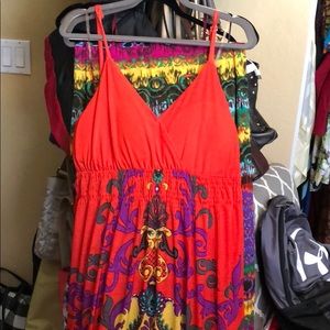 Sundress - red orange color